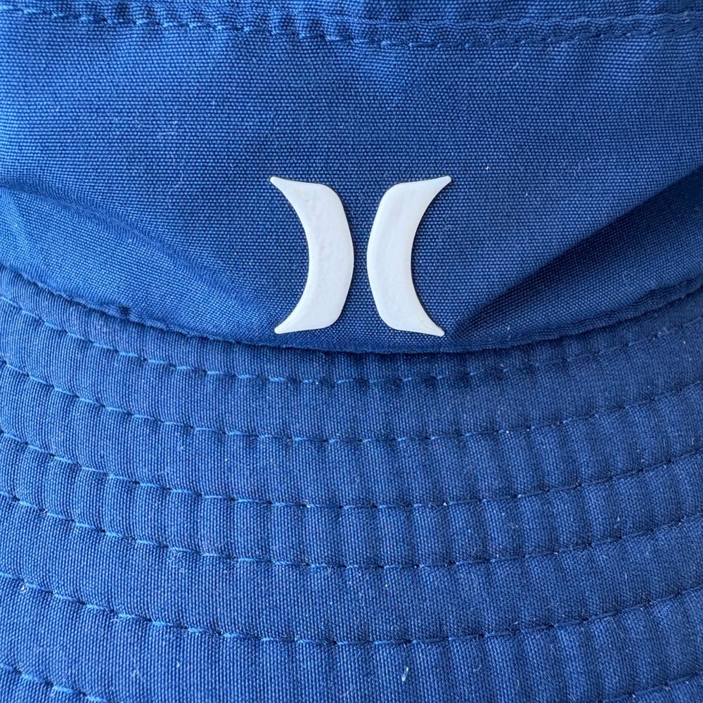Blue Hurley Hat with Drawstring - Picture 2 of 10